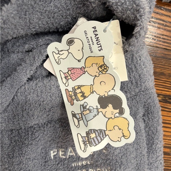 Peanuts Gelato Pique Mens Olaf Babymoco Button Up Cardigan & Pants Sz L NWT - Picture 8 of 15